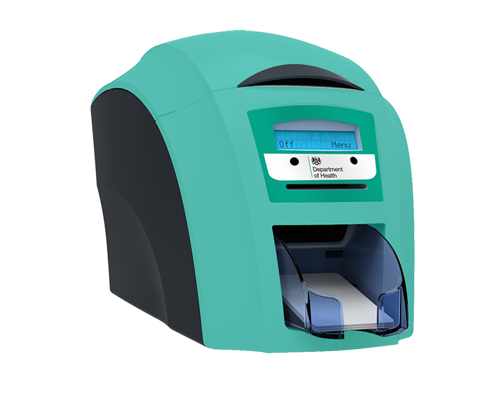 ID printers of a different sort are currently being rolled out across the NHS to enable the on-site printing of ID Smartcards