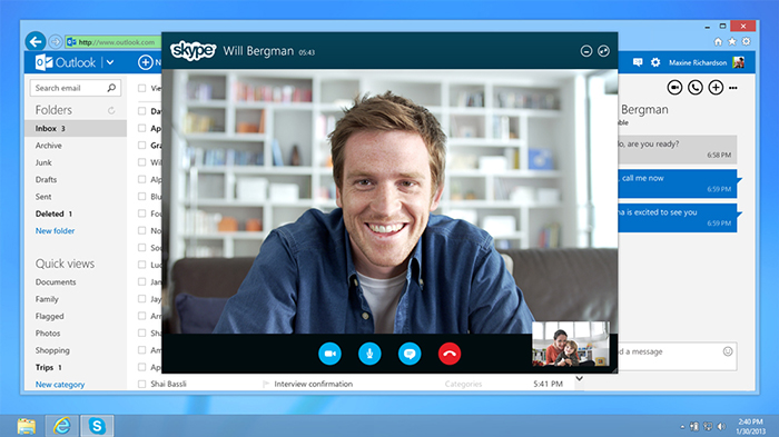 Skype for Business will enable a case worker for a Symphony patient to see instantly whether a particular consultant is available to talk and contact them directly