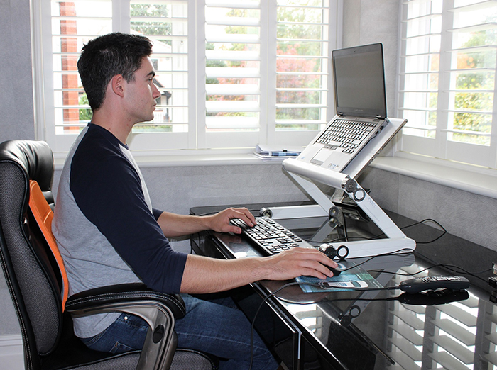 One in five (21%) says their set-up at home gives them a bad back.