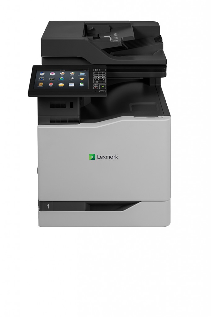 Another time-saving feature of Lexmark CS720/725/820 series printers and Lexmark CX725/820/825/860 series MFPs is a new unified Scan Center app